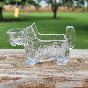 Vintage 1930s-1950s scottie dog creamer, cute home decor, candy dish, trinket dish, dog decor