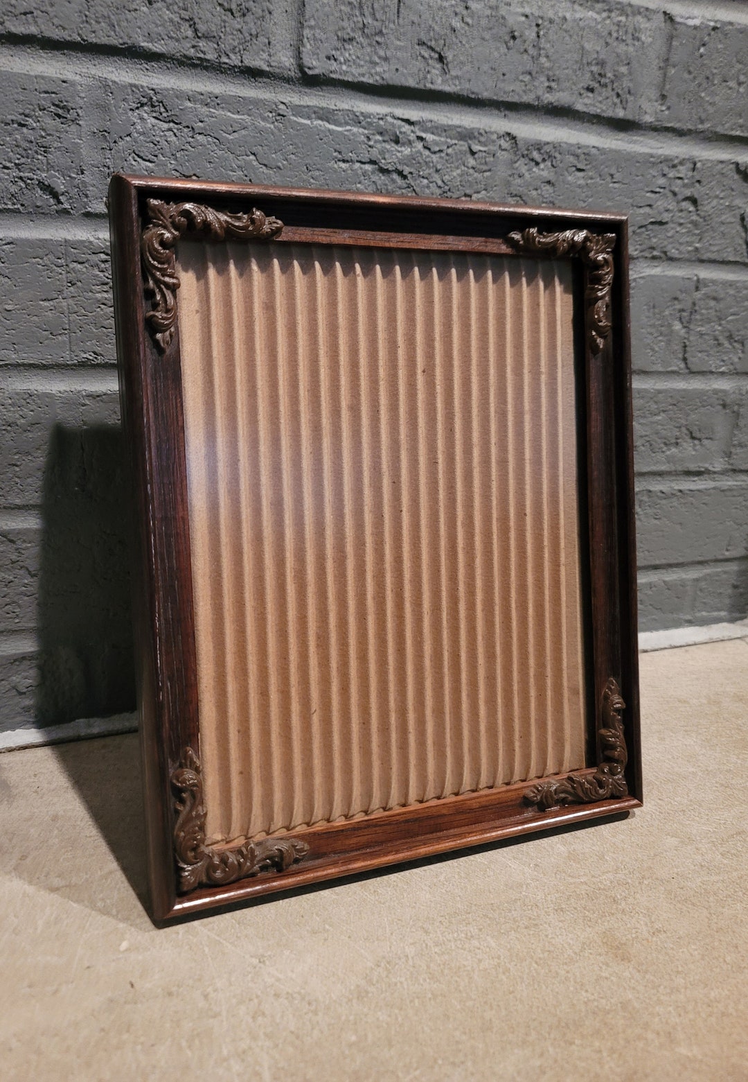 Vintage Ornate Picture Frame Wooden 8 10 Picture Frame Etsy