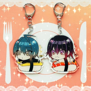 Oumasai Sushi 2.5&quot; Acrylic Charms