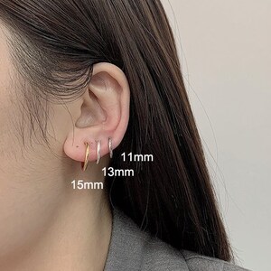 Clip On EarringsNon Pierced Hoop EarringsNo Piercing image 3
