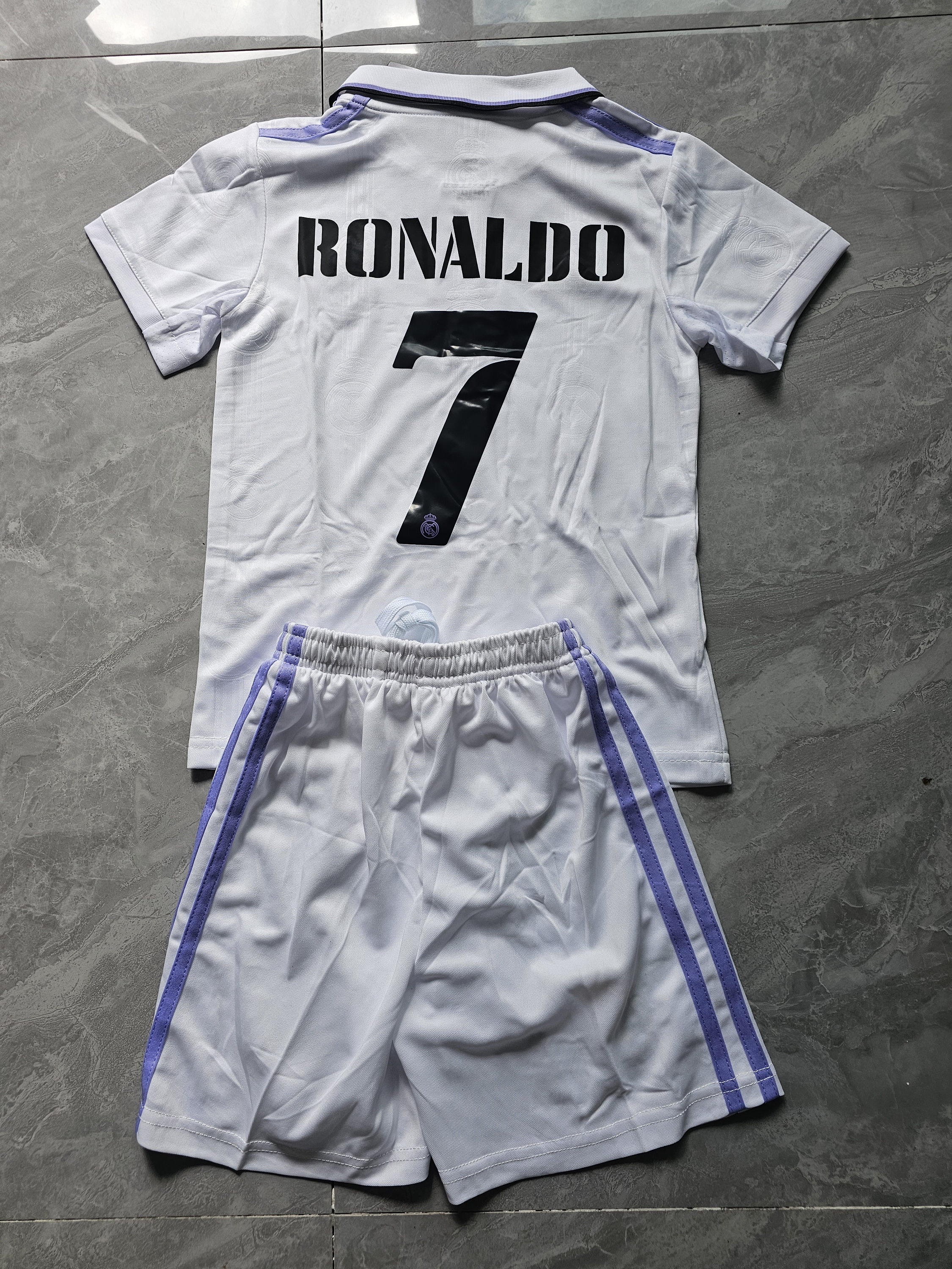 Kid's Real Madrid Soccer Jersey 7 Cristiano Ronaldo - Etsy UK