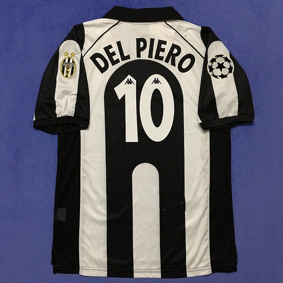 Vintage #10 del piero Jersey 1997 1998 Juventus Jersey