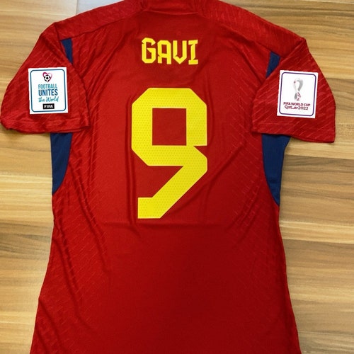 Gavi Jersey Men's 2022 World Cup Spain Soccer Jersey 9 Etsy
