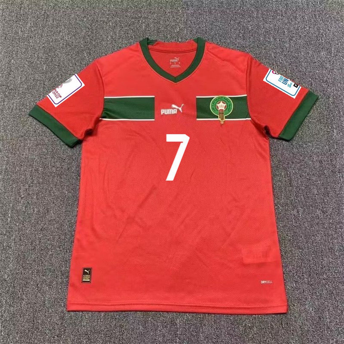 Hakim Ziyech Jersey Men's 2022 World Cup Morocco Soccer Etsy
