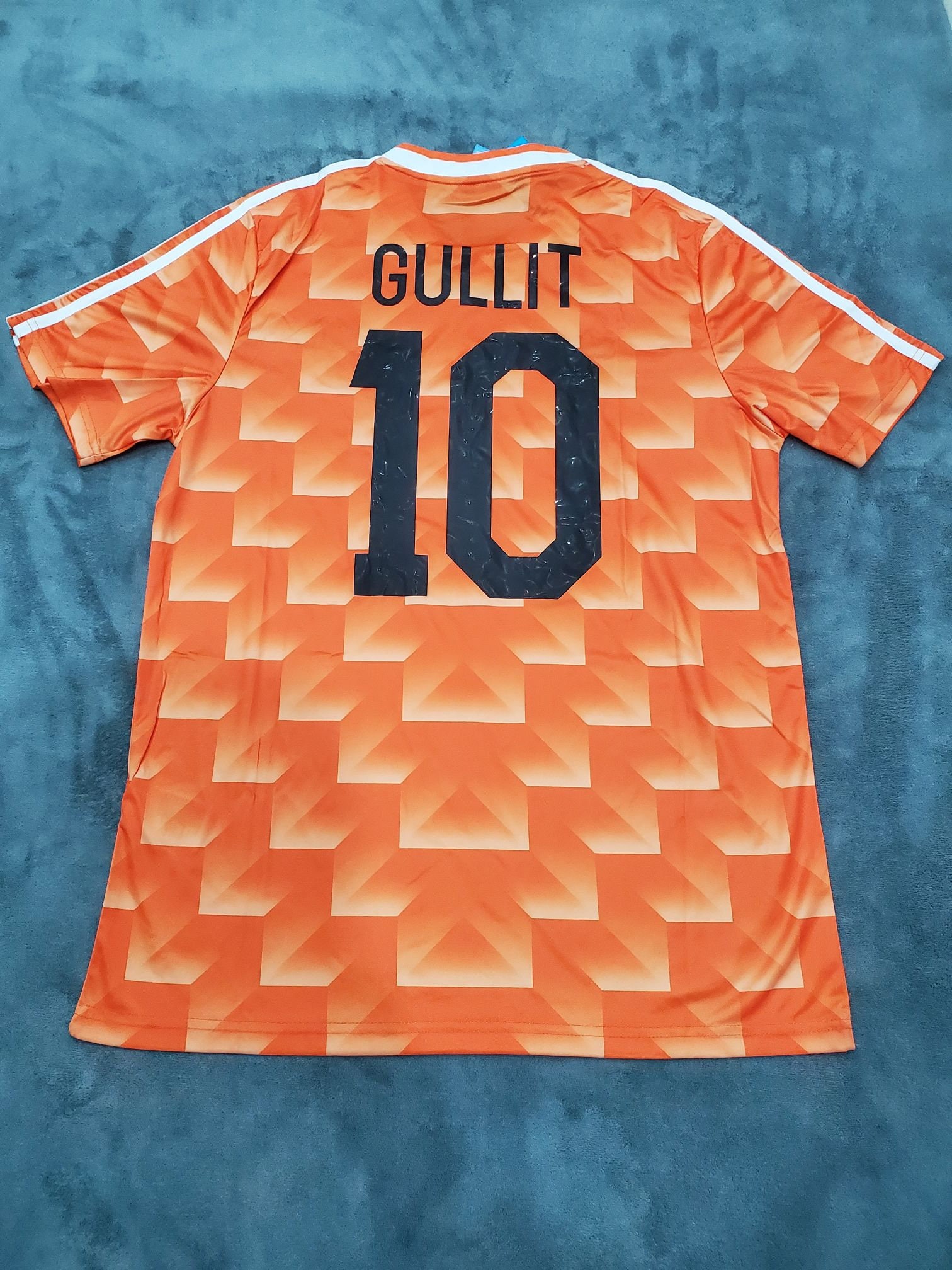 Vintage 10 Ruud Gullit Jersey 1988 World Cup Netherlands Etsy
