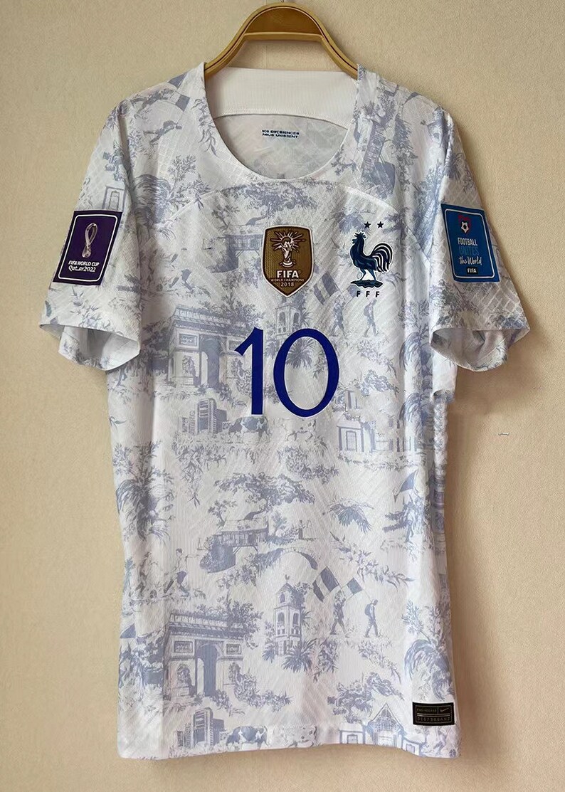 Men's 2022 World Cup France Soccer Jersey France Football Etsy