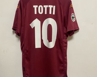 Vintage #10 Totti Jersey 2000 Roma Jersey