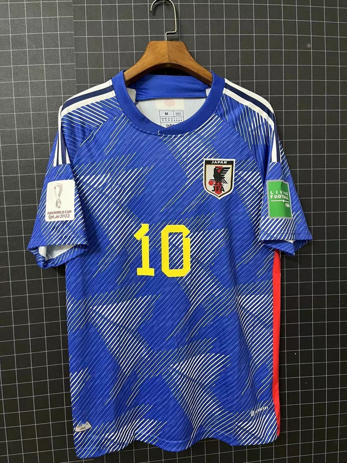 Men's 2022 World Cup Japan Soccer Jersey Japan Football Etsy