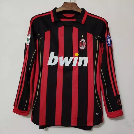 AC Milan 2006-2007 Home Long-Sleeve Football Shirt [As worn by Kaka,  Inzaghi & Maldini]