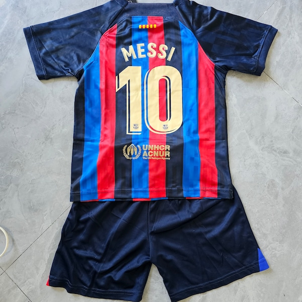 Messi Youth Barcelona Jersey Etsy