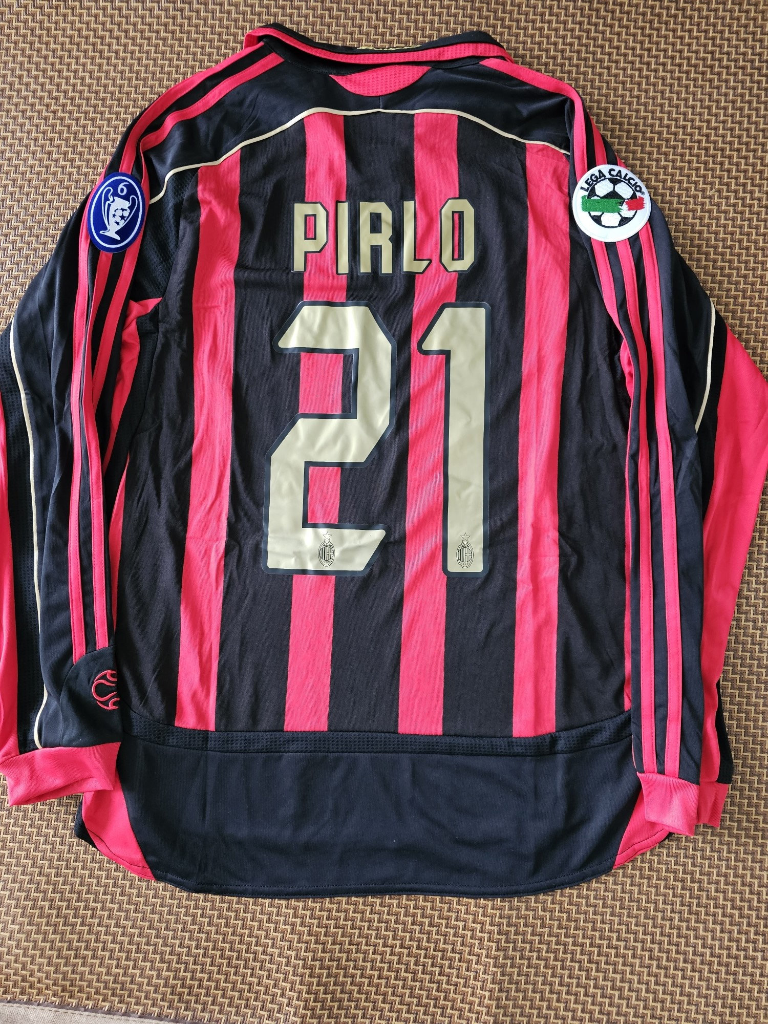AC Milan 2009-2010 Home Long-Sleeve Jersey [Free Shipping]