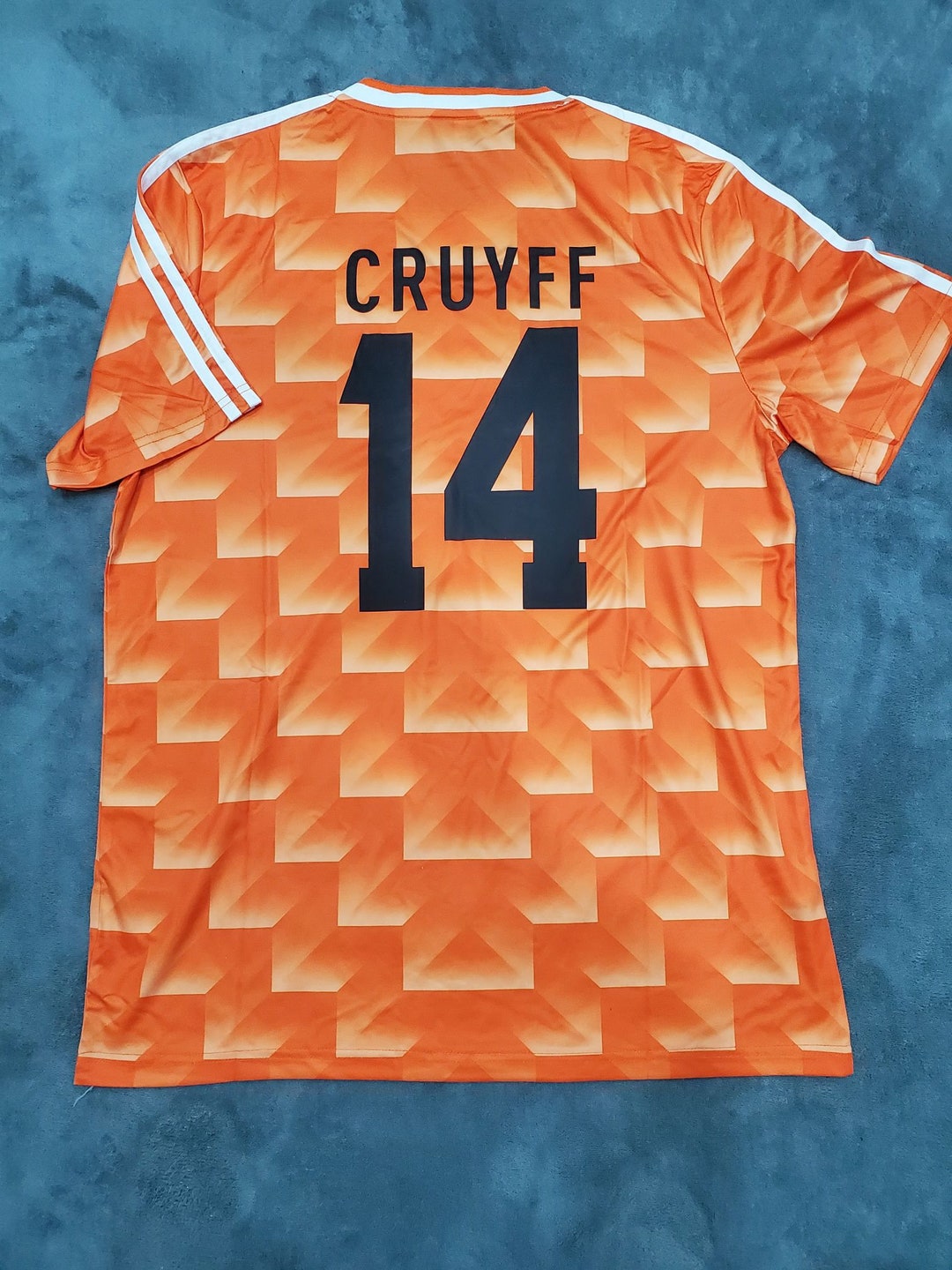 Vintage 14 Johan Cruyff Jersey 1988 World Cup Netherlands Etsy
