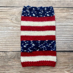 Dyed To Order: Stars & Stripes Forever | Self-Striping Sock Yarn | Speckled Blue, Red, White | American Flag | Patriotic | Fourth of July