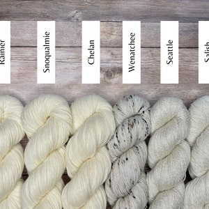 Dyed To Order: Mini, Half, or Full Skein Wizard School Solid Color Sock Yarn Contrast Yarn for Heels, Toes, and Cuffs image 8