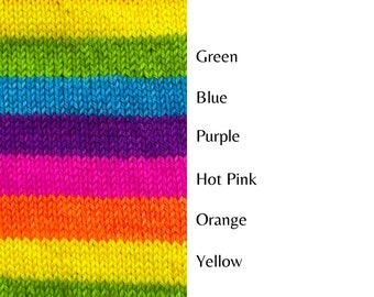 Dyed To Order: Mini, Half, or Full Skein | Let's Get Physical | Solid Color Sock Yarn | Contrast Yarn for Heels, Toes, and Cuffs