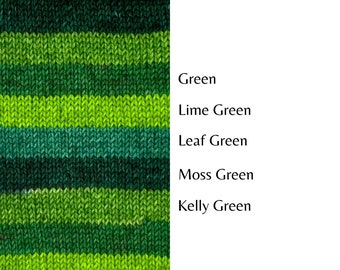 Dyed To Order: Mini, Half, or Full Skein | Emerald Isle | Solid Color Sock Yarn | Contrast Yarn for Heels, Toes, and Cuffs