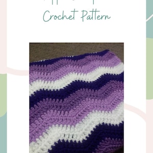 Ripple Blanket Crochet Pattern