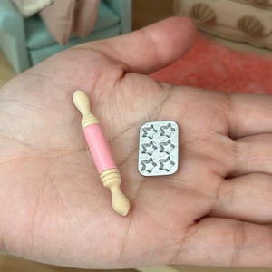 Miniature Baking set, dollhouse miniature, dollhouse accessories and dollhouse decorations
