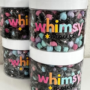 Sensory Bin Filler 5 oz Galaxy Chick Peas and Rice Jar, Colored Beans, Rice, Sensory Filler, Montessori, Chick Peas Play, Birthday Favors