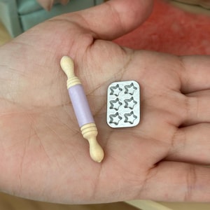 Miniature Baking set, dollhouse miniature, dollhouse accessories and dollhouse decorations