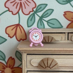 Miniature Alarm Clock, dollhouse miniature, dollhouse accessories and dollhouse decorations