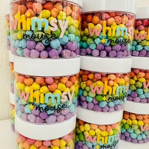 Sensory Bin Filler 5 oz Rainbow Chick Peas Jar, Colored Beans, Sensory Filler, Montessori, Chick Peas Play, Kids Activity, Birthday Favors