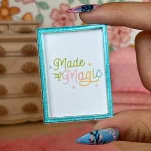 Miniature Wall Frame for dollhouse, dollhouse miniature, dollhouse accessories and dollhouse decorations