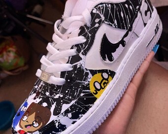 custom air force 1 cartoon