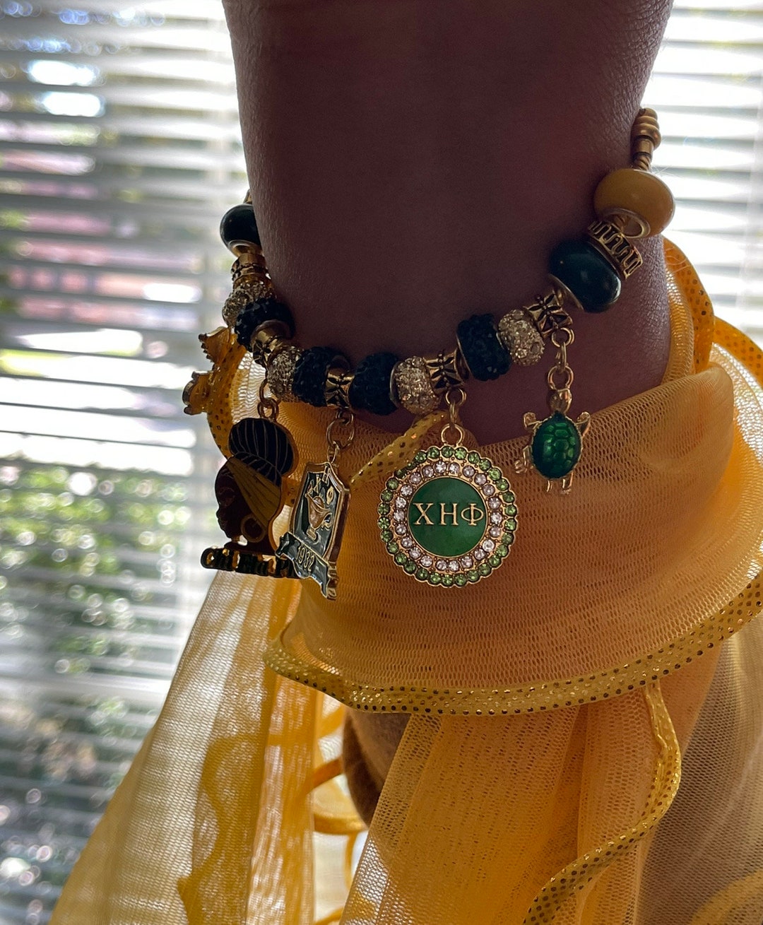 Chi Eta Phi Charm Bracelet - Etsy