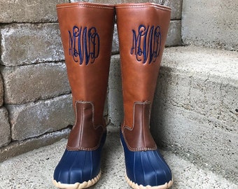tall duck boots