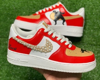 Delta Sigma Theta Sorority Inspired Custom Air Force 1s