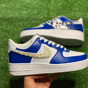 Zeta Phi Beta Sorority Inspired Custom Air Force 1s