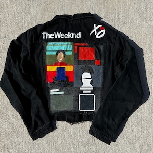 The Weeknd Hand-painted Jean Jacket