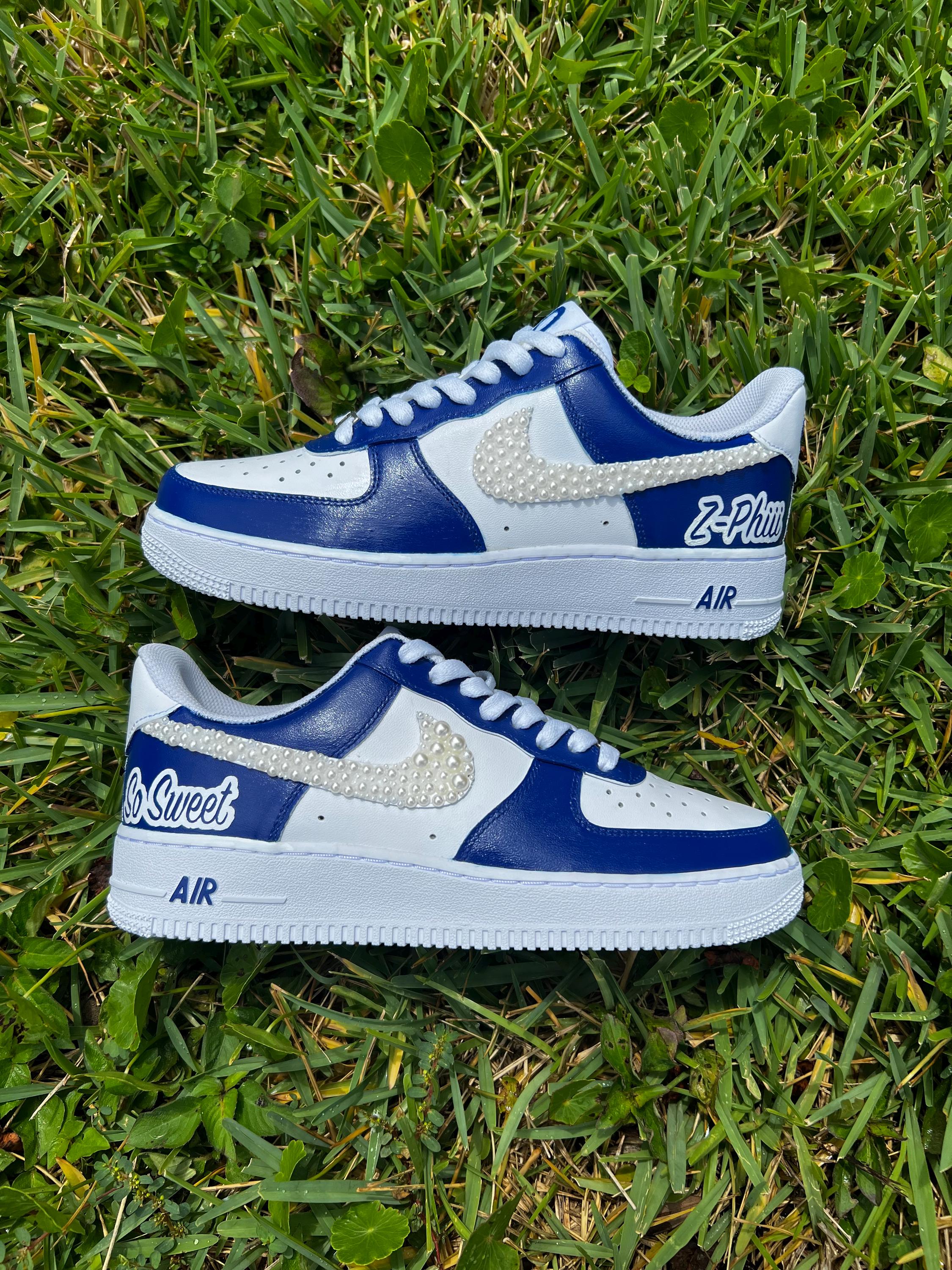 Sweet Beta So Sweet- Zeta Phi Beta Sorority Inspired Air Force 1s | Hand-painted ...