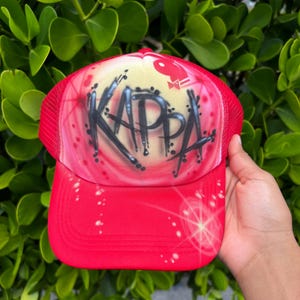 Boné Trucker Airbrush Inspirado pela Kappa Alpha Psi