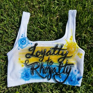Camiseta aerográfica SGRho: &quot;Lealtad a Rhoyalty&quot;