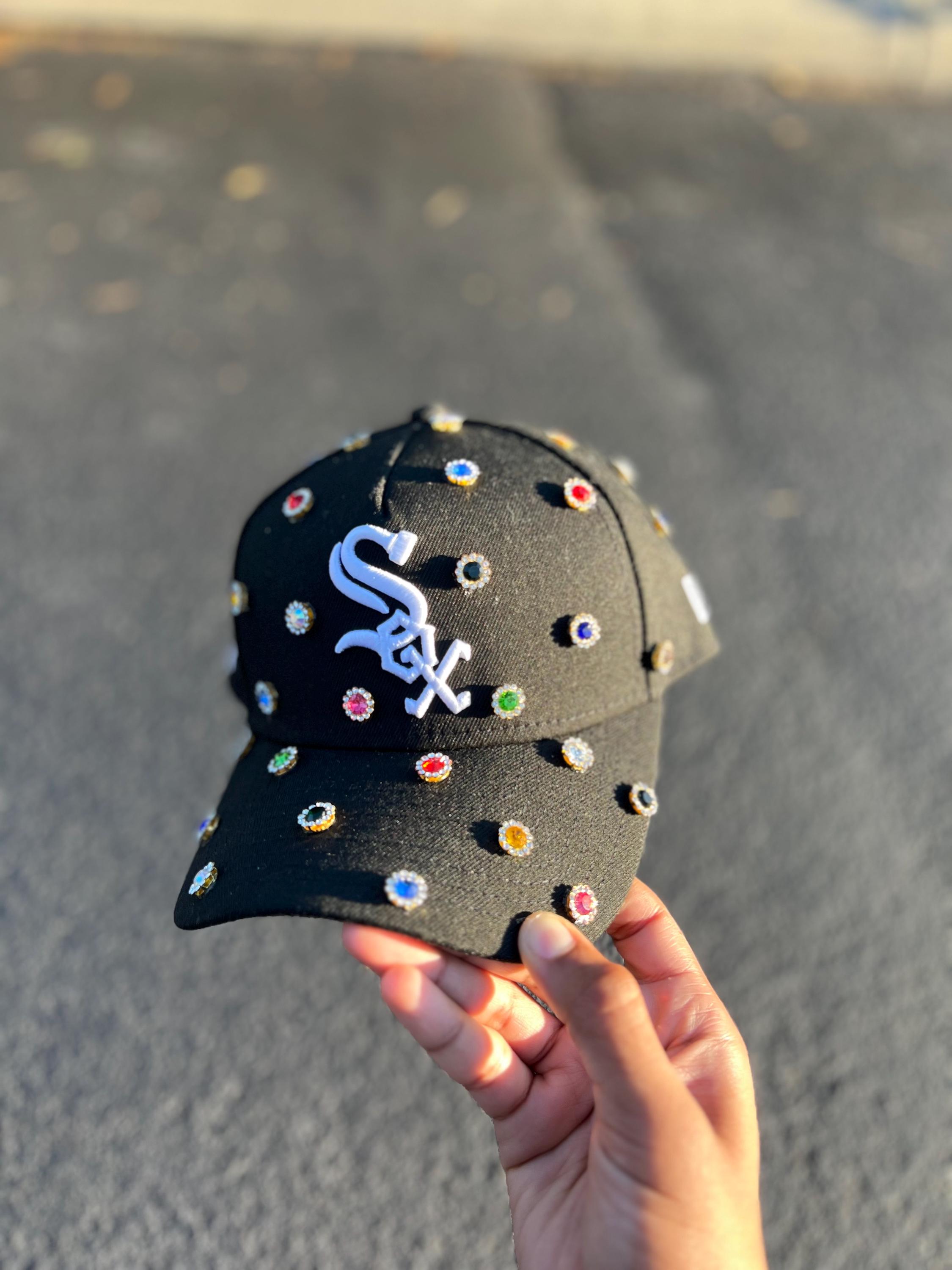 Gorgeous Rhinestone Tassel Top Hat