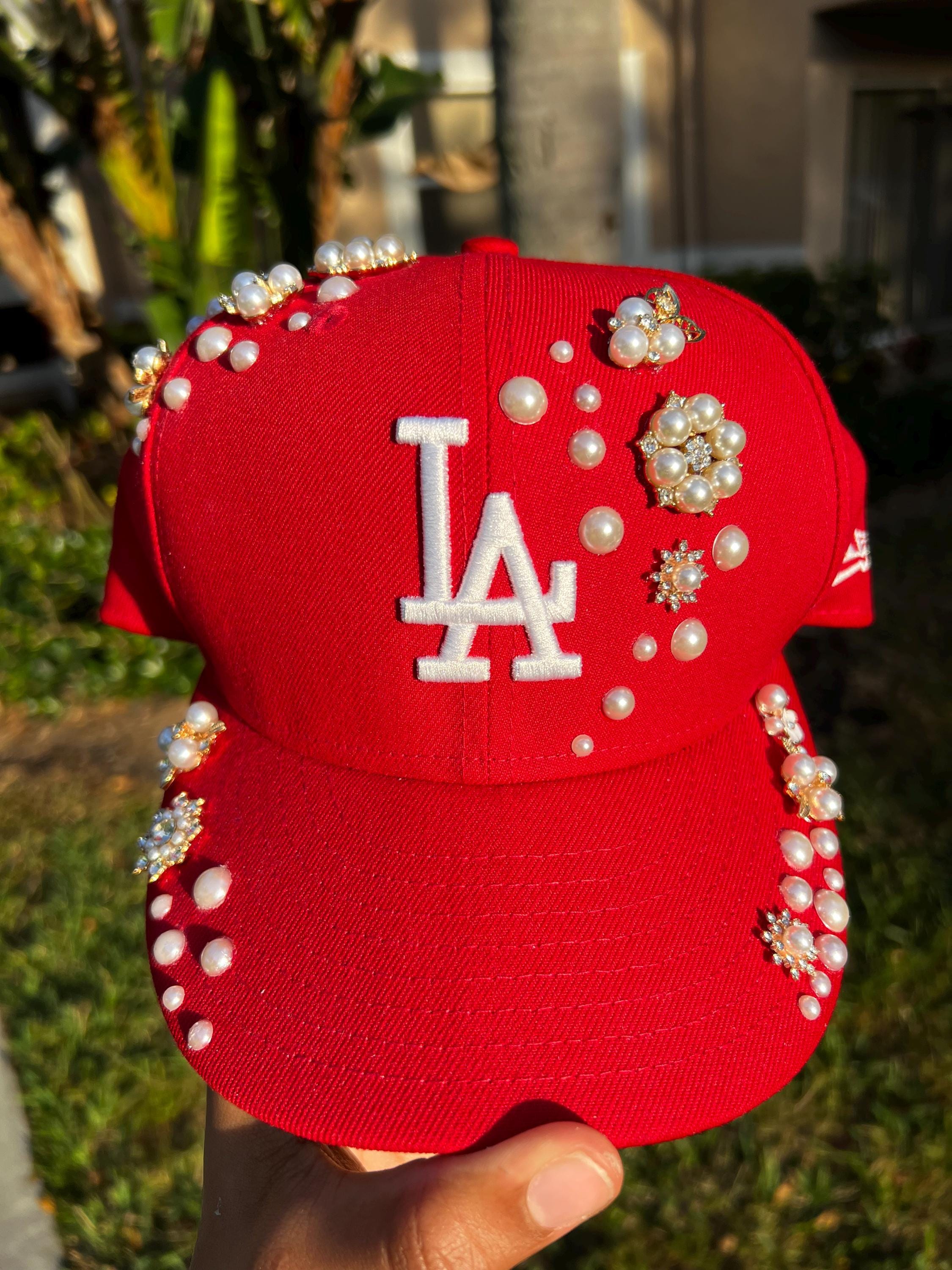 Pearl Embellishment Custom Hat