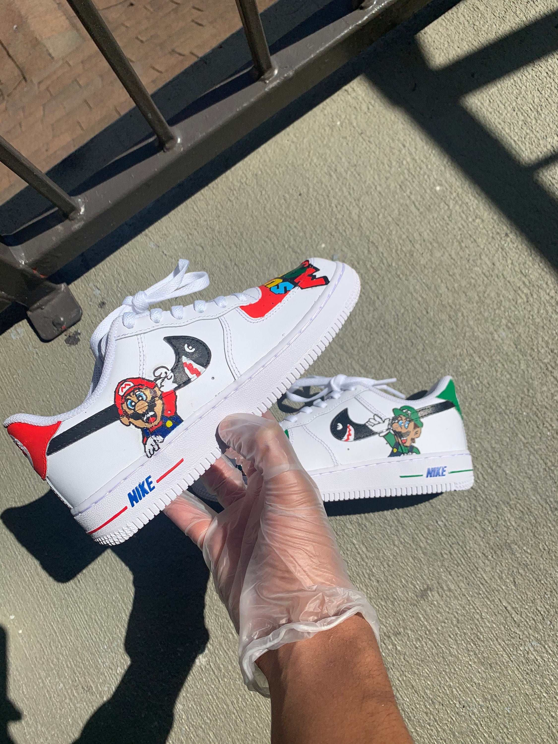 nike air force 1 super mario