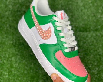 AKA Inspired Custom Air Force 1s