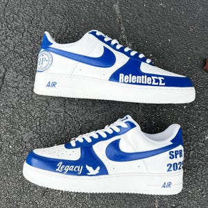 Phi Beta Sigma Fraternity Inspired Custom Air Force 1s