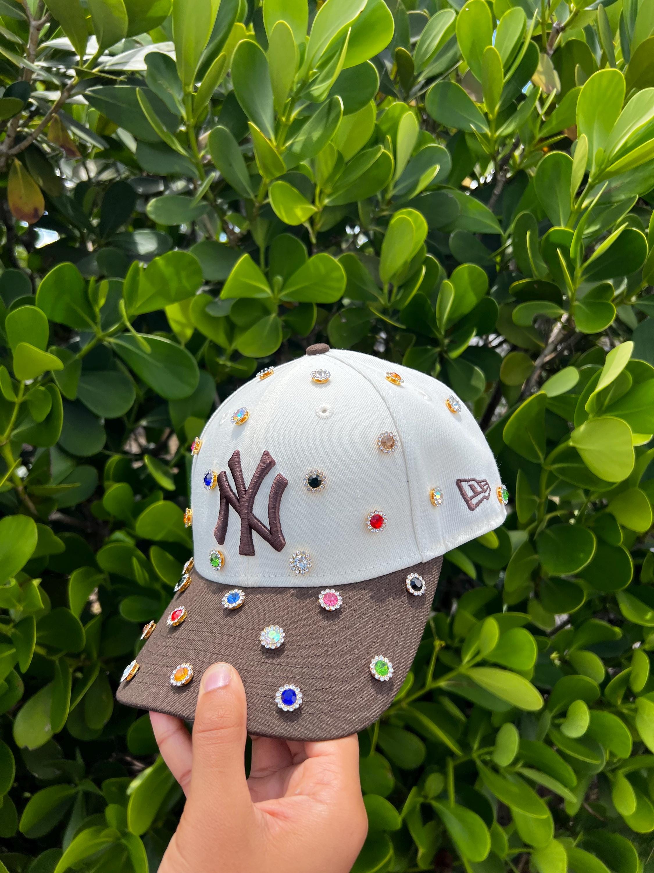Rhinestone Custom Hat - Etsy