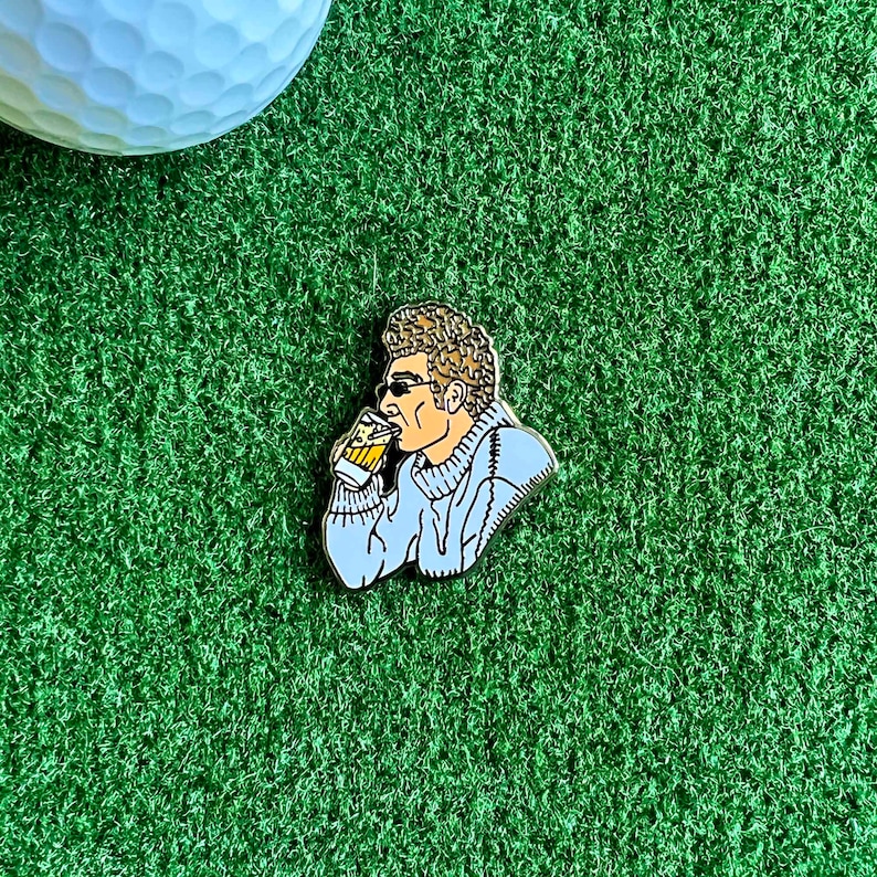 Seinfield Kramer Inspired Golf Ball Marker Golf Dad Gift Etsy