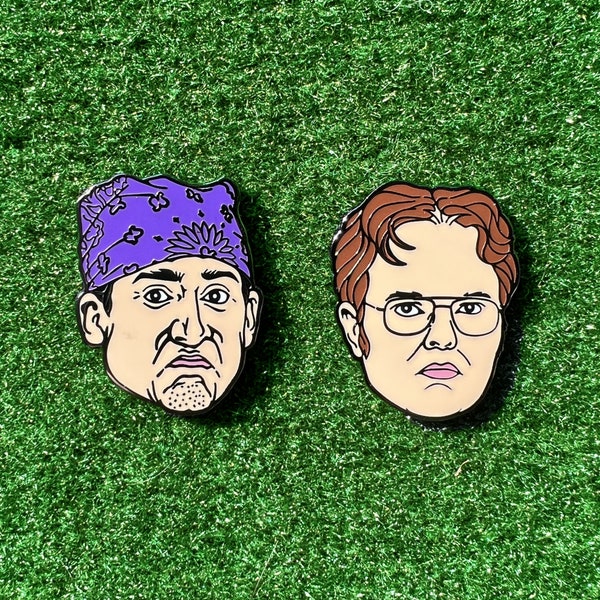 The Office Inspired Golf Ball Marker, Prison Mike & Dwight Schrute Golf Gift Birthday Gift Boyfriend Gift Dad Gift Husband Gift