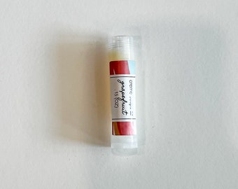 All Natural Grapefruit Lip Balm