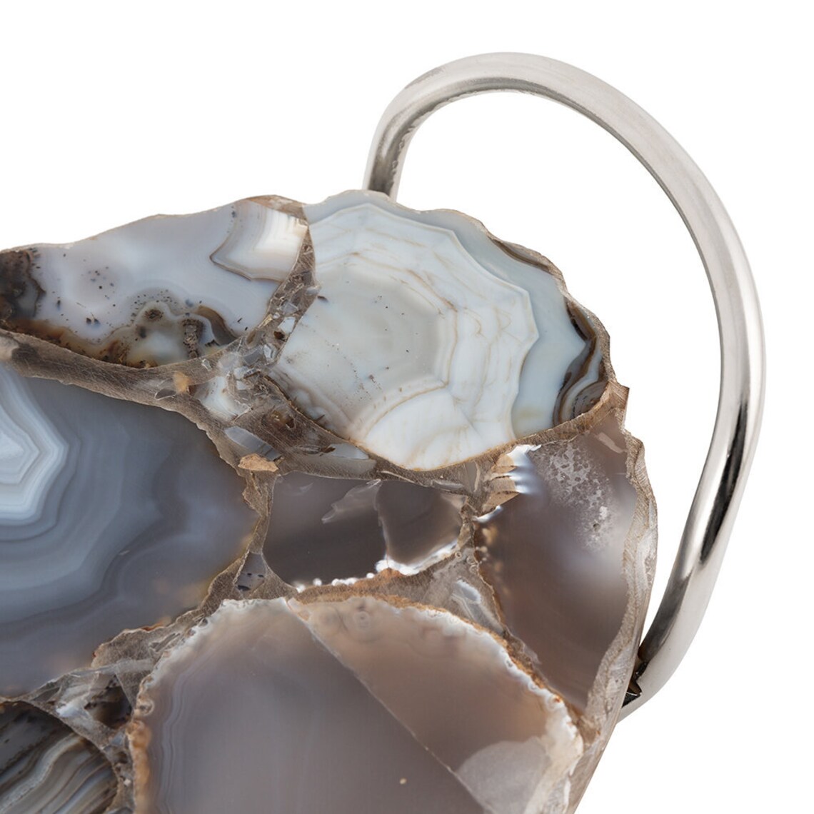 Dark Agate Tray with Handles 4H X 18W X Etsy