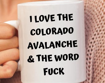 Colorado Avalanche Mug, Avalanche Fan Gifts, Avalanche Hockey Cup, The Avalanches Coffee Mug.