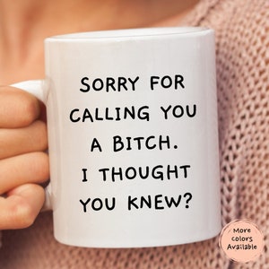 Snarky Mug, Bitches Cup, Best Bitch Mug For Her, Rude Funny Mugs For Work, Humor Coworkers Office Quote Mug, Sarcastic Sassy Gifts.