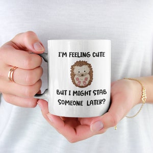 Hedgehog Mug, Hedgehog Gifts, Animal Mug, Cute Pet Hedgehog, Hedgehog Birthday Cup, Hedgehogging Gits For Women image 5