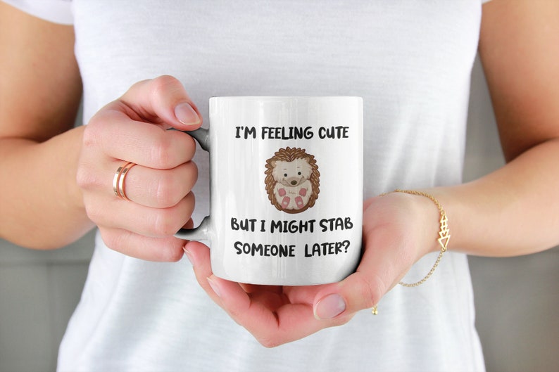 Hedgehog Mug, Hedgehog Gifts, Animal Mug, Cute Pet Hedgehog, Hedgehog Birthday Cup, Hedgehogging Gits For Women image 5